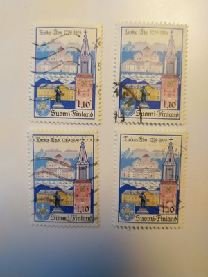 Postimerkki Turku Åbo 1229-1979