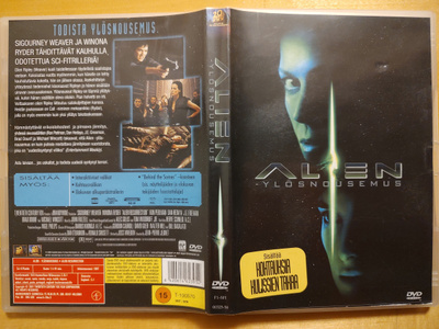 Alien - ylösnousemus DVD