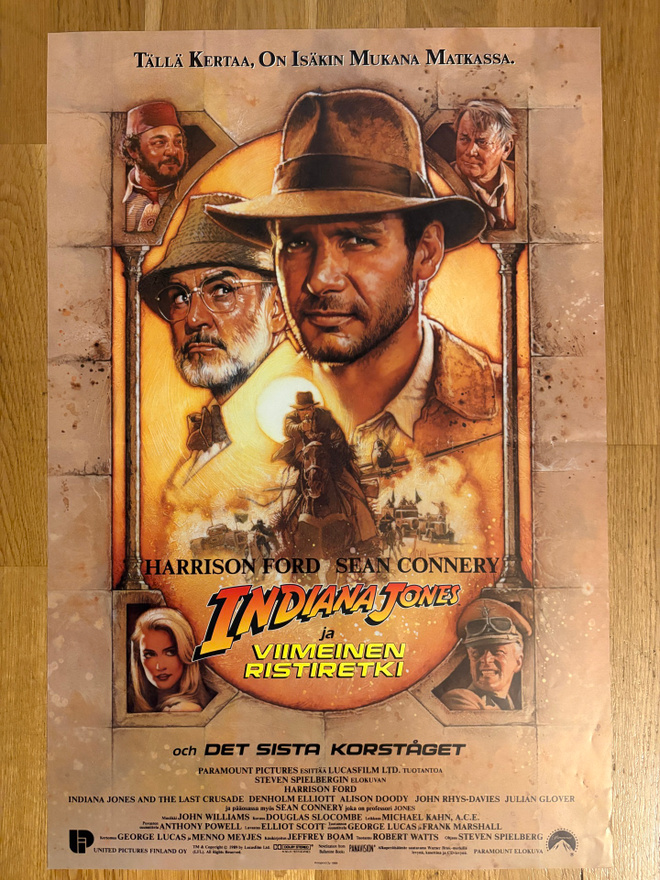 Elokuvajuliste: Indiana Jones ja Viimeinen ristiretki