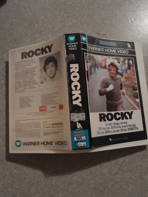 Rocky vhs,vuokravhs,warner home video,sylvester stallone