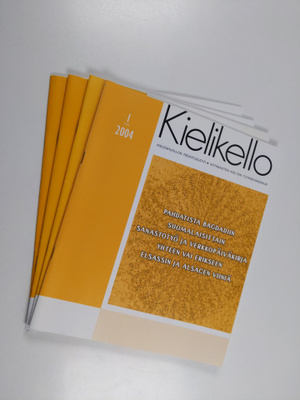Kielikello 1-4/2004 (vuosikerta) : Kielenhuollon tiedostu...