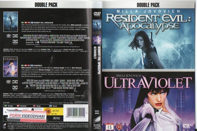 RESIDENT EVIL:APOCALYPSE / ULTRAVIOLET	(14 126)	k	-FI-	DVD