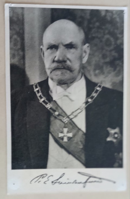 P. E. Svinhufvud, pain. signeeraus - Suomen presidentti ei p