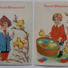 2 kpl Pääsiäiskortteja 1920-lukua - pikkukuva 1
