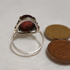 Upea Vintage Hopea Meripihka sormus baltic amber  - pikkukuva 3