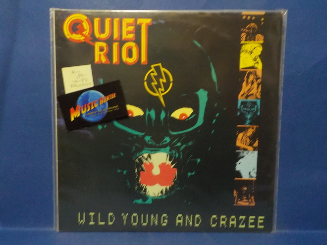 QUIET RIOT - WILD YOUNG AND CRAZEE M-/M- UK -87 LP