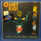 QUIET RIOT - WILD YOUNG AND CRAZEE M-/M- UK -87 LP - pikkukuva 1