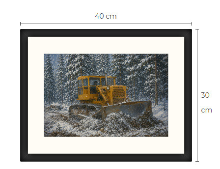 Uusi Catepillar art print 30 cm x 40 cm