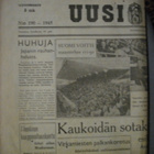Uusi Suomi Nro 190/19.7.1945 (29.12) - pikkukuva 1