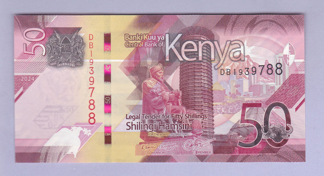 Kenia 50 Shillings v.2024 UNC P-New