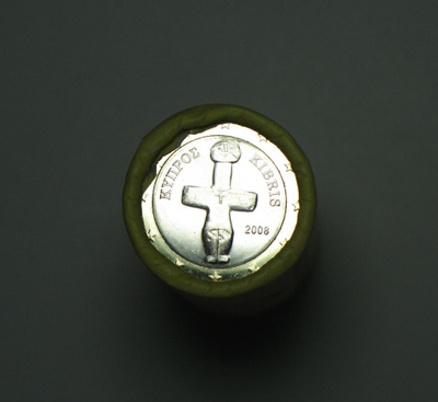 2008 Kypros 1euro rulla UNC