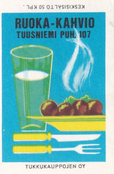 Tuusniemi. Ruoka - Kahvio   b418