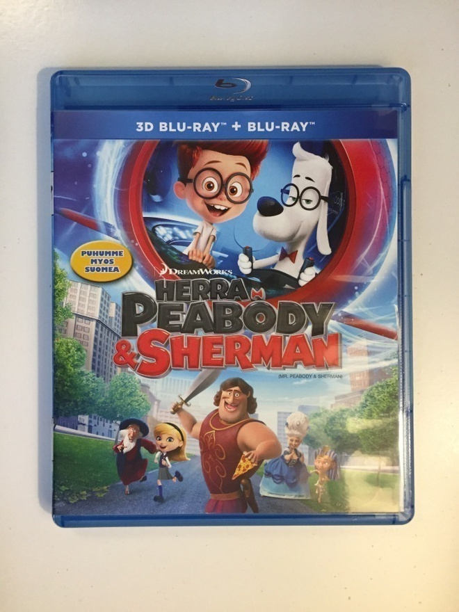Herra Peabody & Sherman (Blu-ray 3D + Blu-ray) Suomi Puhe!