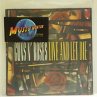 GUNS N ROSES - LIVE AND LET DIE EX+/EX+ - pikkukuva 1