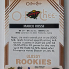 Marco Rossi 2022-23 UD Series 1 Glossy Rookies - pikkukuva 2