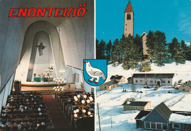 KIRKKOKORTTI - ENONTEKIÖN KIRKKO - 8