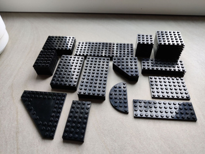 Lego alustat 49 kpl