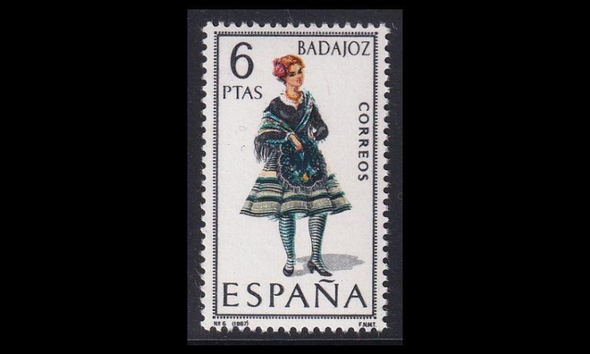 Espanja 1690 ** Kansanpukuja Badajoz (1967)