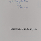 Jari Aro : Sosiologia ja kielenkäyttö : retoriikka, narra... - pikkukuva 2