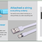Nillkinin valmistama musta Micro USB -kaapeli, LAADUKAS! - pikkukuva 3