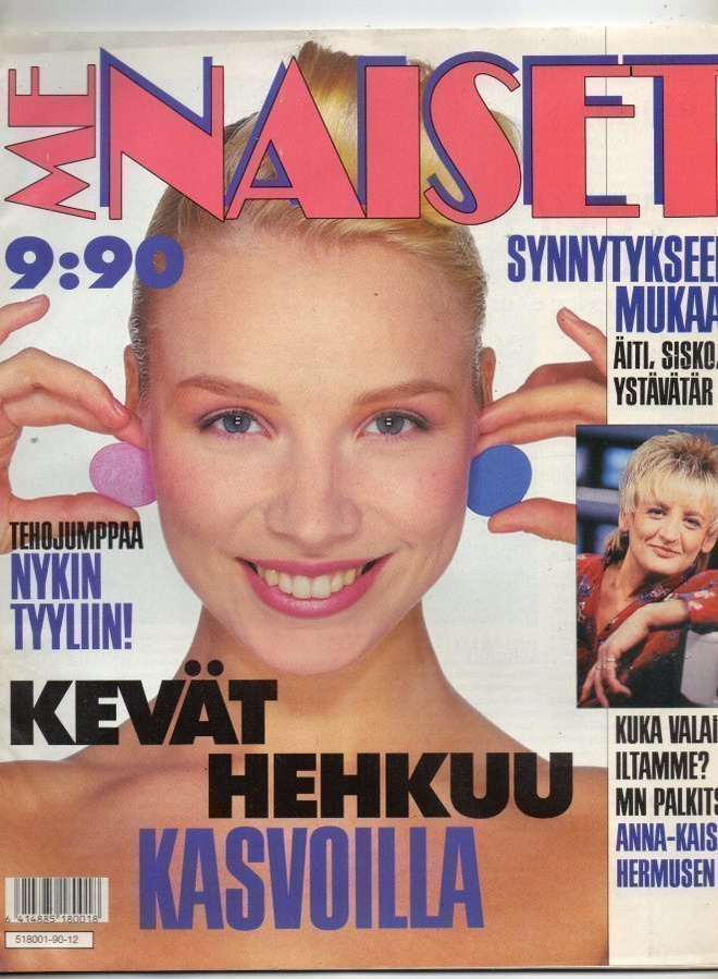Me Naiset n:o 12 1990 Kaisa Rastimo. Liza Minelli. Stina Ekb