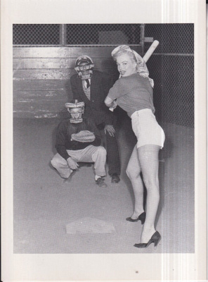 Marilyn Monroe. kokokuva , baseball.  e203
