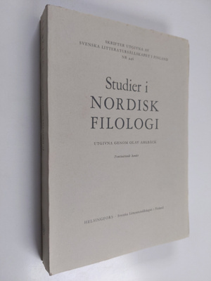 Studier i nordisk filologi Bd. 58