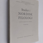 Studier i nordisk filologi Bd. 58 - pikkukuva 1