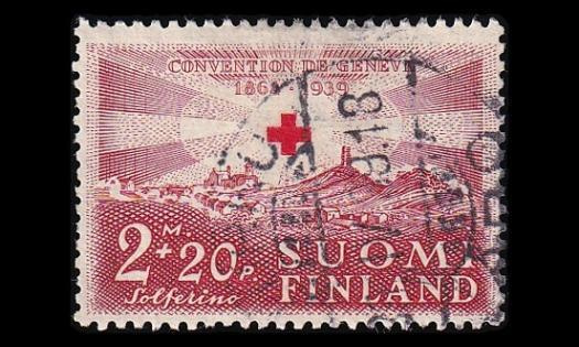 219 o Punainen risti 2mk + 20p (1939)
