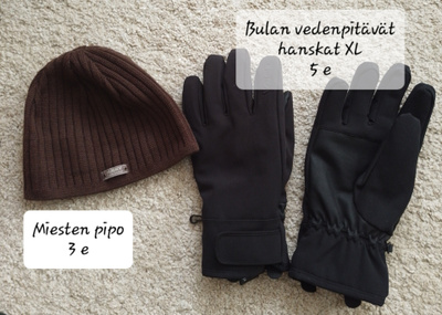 Huskyn pipo ja Bulan vedenpitävät hanskat