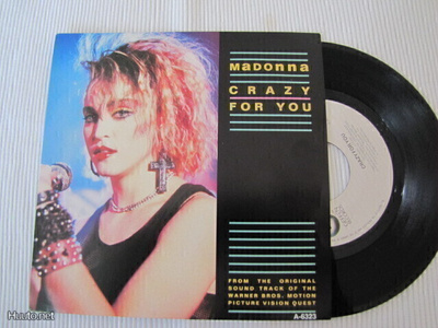 Madonna Crazy for you 7 45 Hollanti 1985
