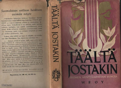 [Paavolainen, Olavi ]: Täältä jostakin, WSOY 1943, skp, 1.p