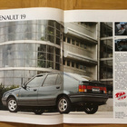 Esite Renault mallisto 1991 1992 Clio 19 21 - pikkukuva 3