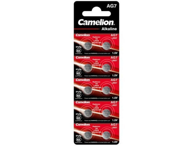 Camelion Alkaline Nappiparistot AG7, 1.5V, 10 kpl *UUSI*