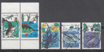 1991 Kalastus sarja pyöröleimattu