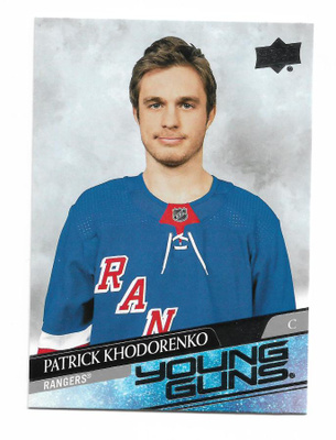 2020-21 Upper Deck Young Guns RC #709 Patrick Khodorenko