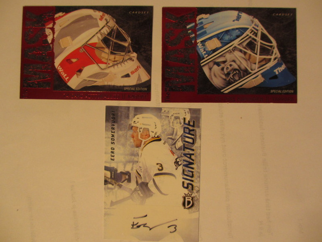 Eero Somervuori Blues Signature Cardset 2015-16