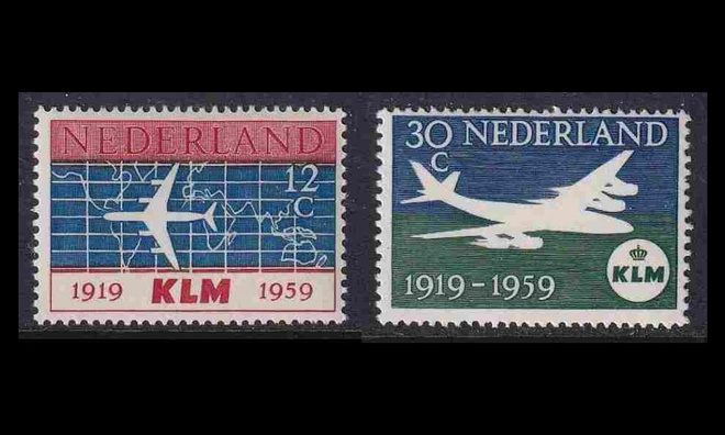 Alankomaat 737-8 ** Lentoyhtiö KLM 40v (1959)