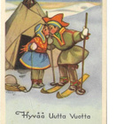 kortti °/** Wendelin Martta Ulkona talvella - erilaisia - pikkukuva 1
