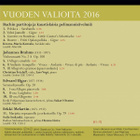 CD Vuoden Valioita 2016 - Rondo (Uusi) - pikkukuva 3