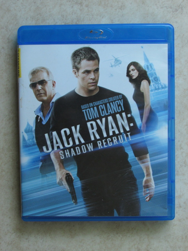 Jack Ryan: Shadow Recruit, blu-ray.