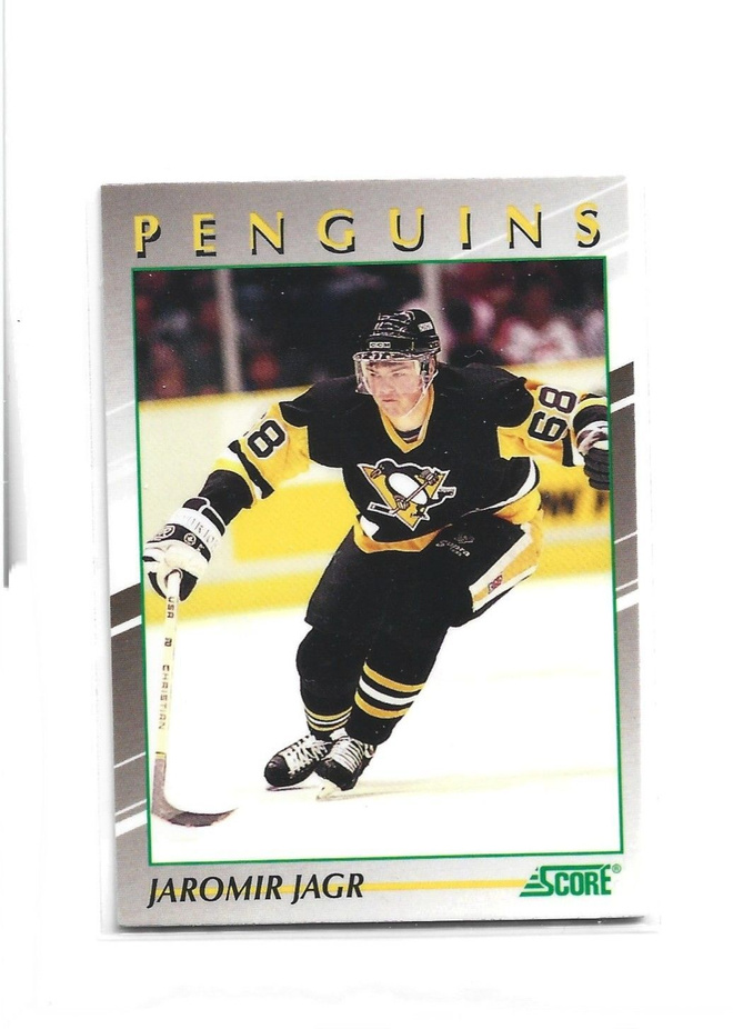 JAROMIR JAGR - 1991-92 SCORE YOUNG SUPERSTARS  # 38