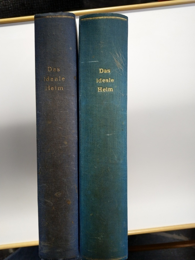 Das Ideale Heim -lehden vuosikerrat 1951 ja 1952 sidottuina