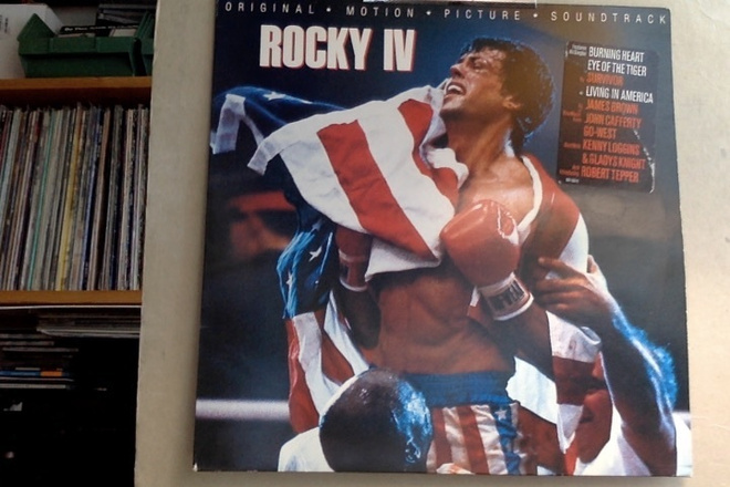 ROCKY IV  ::  ORIGINAL FILM SOUNDTRACK :: VINYYLI  LP 1985 !