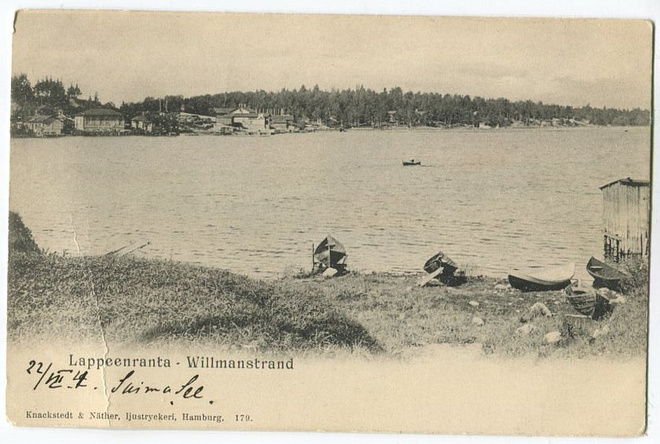 Lappeenranta Rantamaisema, päivätty 1904