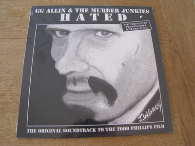 GG Allin & the murder junkies hated lp muoveissa