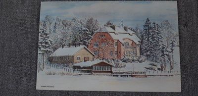 K. Pälikkö Helsinki, Tamminiemi, virka-asunto kortti 70 luku