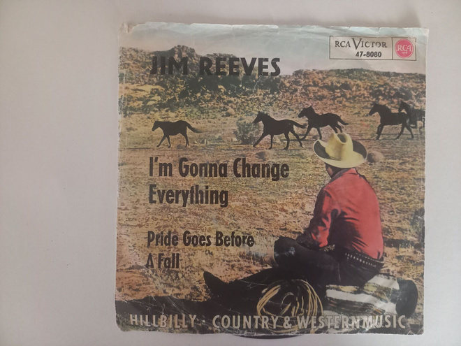 Single JIM REEVES  I`m Gonna Change Everything / ...