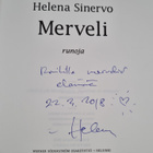Helena Sinervo : Merveli : runoja (signeerattu, tekijän o... - pikkukuva 3