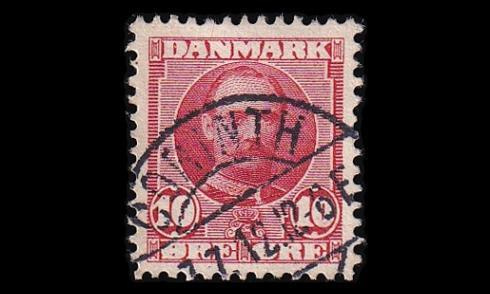 Tanska 54 o Frederik VIII 10 öre (1907)